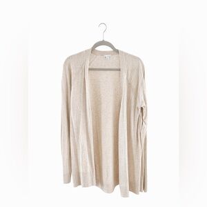 GAP Beige Open-Front Cardigan